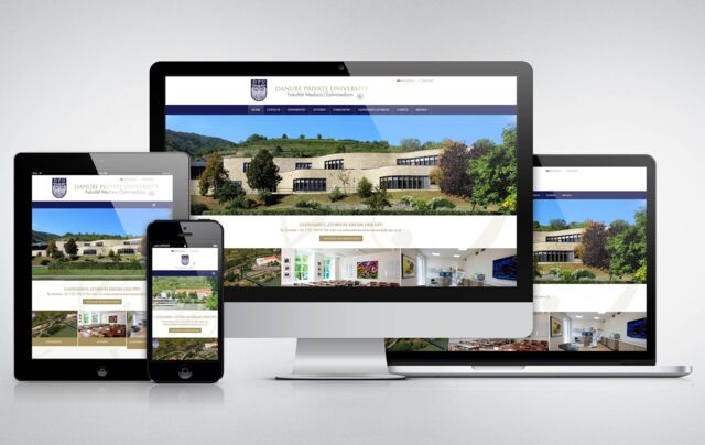 Danube Private University - Website